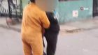 Peru'da ayı kostümü giyen polis uyuşturucu satıcısını enseledi!