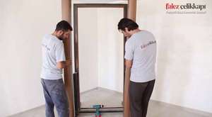 Çelik kapı montajı çok basitmiş! 