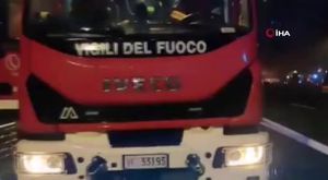 Direksiyon başında fenalaştı, bir sağa bir sola çarptı: O anlar kamerada