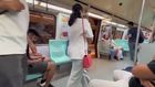 Ekrem İmamoğlu, Levent - Hisarüstü Metrosu’na bindi