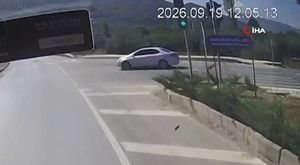 Alkol almak için manzarayı seçti, 25 metreden evin bahçesine düştü