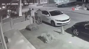Pazarcıların yer kavgası kamerada