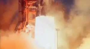 NASA's Saturn V Apollo 8 Rocket Launches On Lunar Orbit Mission, Christmas 1968