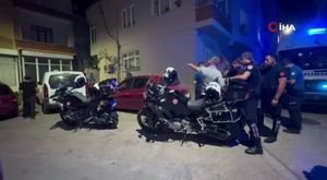 Otomobil ile motosikletin kazası kamerada: 1 yaralı