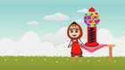 Masha And The Bear with Gumball Machine parody 