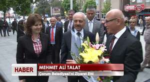 Mehmet Ali Talat Belediye Ziyareti