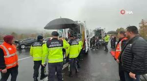 Silivri'de feci kaza kamerada