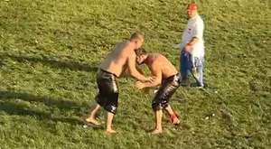 Ali Gürbüz`den Kumluca`da Üst Üste Harika Oyunlar - Oil Wrestling 