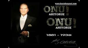 Atatürk'ü saygı ve minnetle anıyoruz...