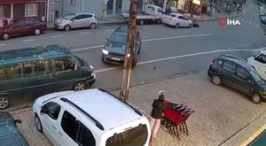 TAKLA ATTI HEM KENDİNİ HEM BAŞKA SÜRÜCÜLERİ YAKTI