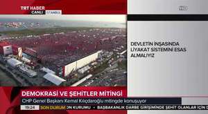 Recep Tayyip Erdoğan / Yenikapı Demokrasi ve Şehitler Mitingi / 7 Ağustos 2016