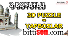 3 Boyutlu Puzzle Maket BittiSon.com