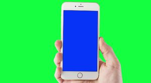 Free Green Screen | Blue_Screen Video For Mobile Presentation