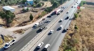 Bursa'da akılalmaz olay! Köprüden atladı, aracın camından içeri girdi...