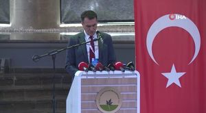 Cumhurbaşkanı Erdoğan, Anıtkabir’de düzenlenen törene katıldı