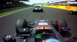 Rusya GP 2016 - 1. Ant Ricciardo'nun Aeroscreen Kanopisi İle Piste İlk Çıkışı