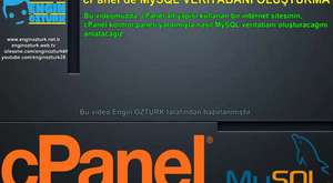 cPanel MySQL Veritabanı Oluşturma