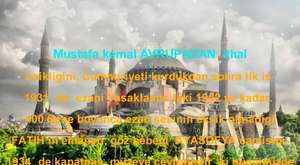 Fatih Sultan Mehmed´in Mustafa Kemale Bedduasi Laneti 