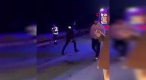 İftar saati sürücüler birbirine girdi