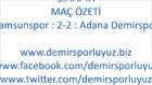 Samsunspor : 2-2 : Adana Demirspor