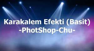 Karakalem Efekti (Basit)-2