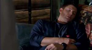 Supernatural Castiel Sleeping Scares Dean 