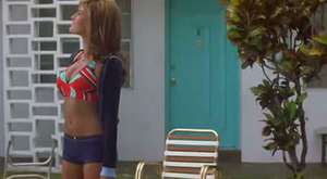 Eva Mendes Sports Huge Cleavage in a Bikini - STUCK ON YOU