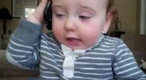 Bebeğin Telefonla ilk konuşması