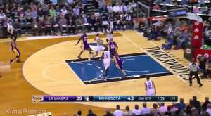 December 9, 2015 - Lakers vs. Timberwolves - D`Angelo Russell Ties The Game To Send It To Overtime 