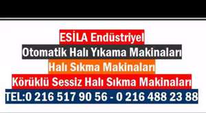 tam otomatik halı yıkama makinası