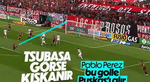 PabloPerez'den (OldBoys-Arjantin) Puskas'a aday bir gol.
