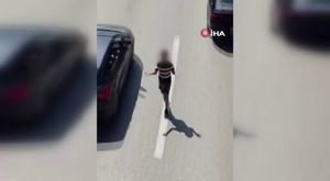 Alkollü sürücü uygulamadan kaçarken refüje çıktı