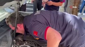 Bursa'da tehlikeli taşımacılık kamerada