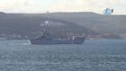 Rus Donanması'na ait gemi Çanakkale Boğazı’ndan geçti