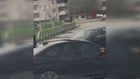 Bursa'da drift atan araç kamerada