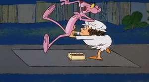The Pink Panther in _Pink Valiant_